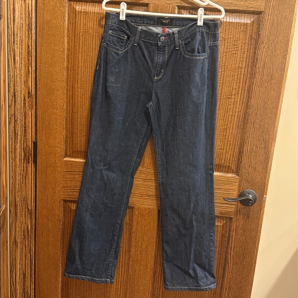 Talbots Dark Indigo Bootcut Jeans 10